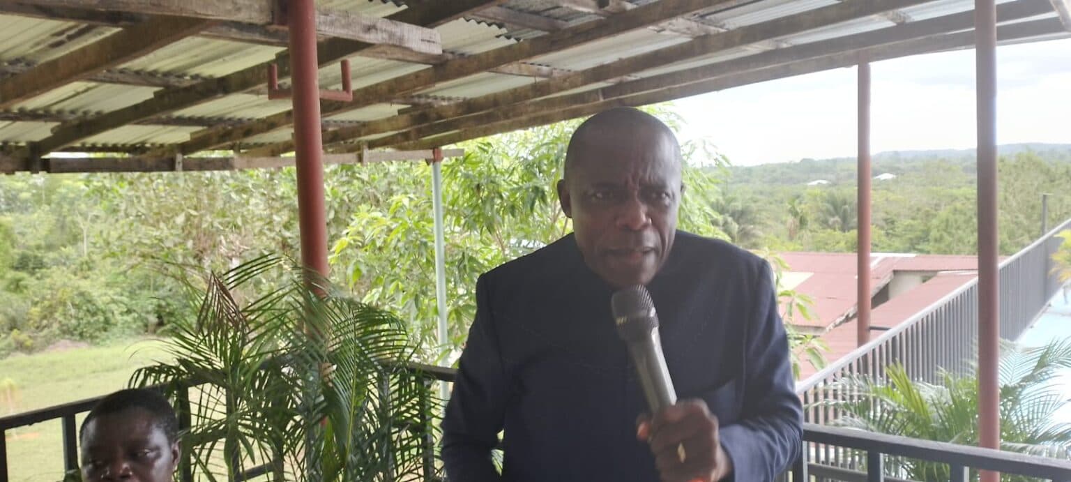 Speaker addressing the meeting